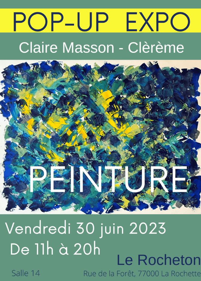 Claire Masson Clereme Expo Peinture