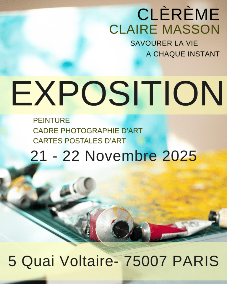 2025 11 EXPO Clereme Claire Masson PARISINVITATION 2