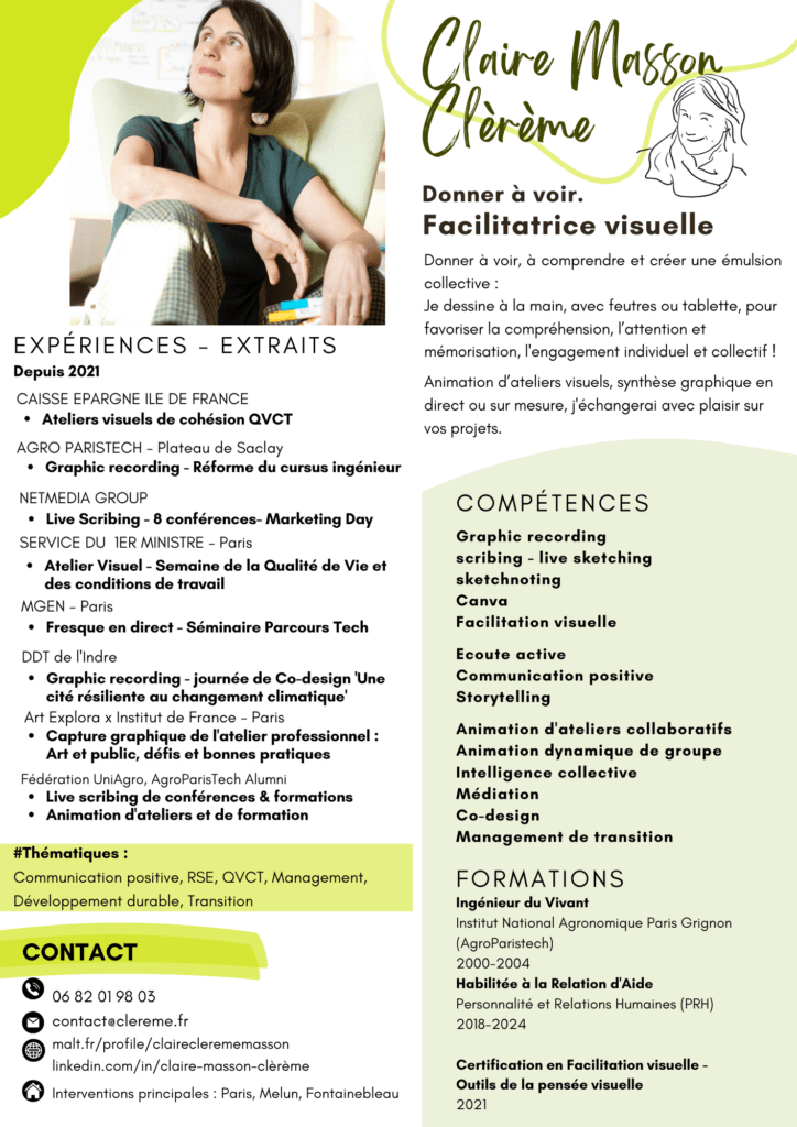 2025 CV Claire Masson Clereme Facilitation graphique