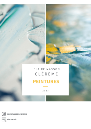 Portfolio Clereme Claire Masson Peinture couv A4 c